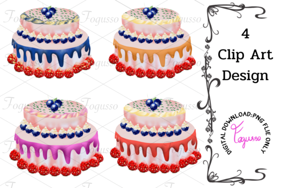 Christmas Cake Mini Set 2 Graphics and Illustrations