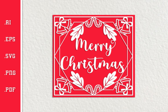Christmas Card SVG EPS AI PNG PDF Graphics