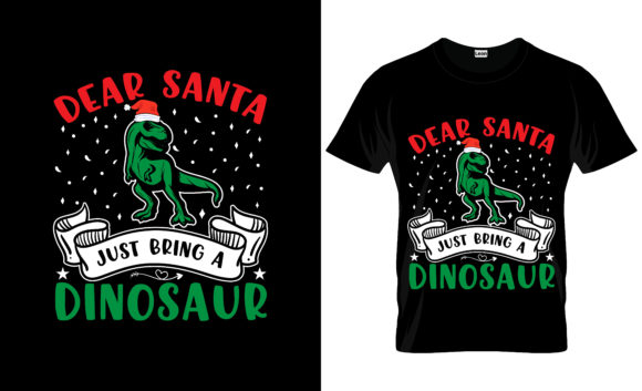 Dear Santa Just Bring Christmas Graphics and Print Templates