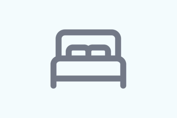 Double Bed Graphics & Illustrations