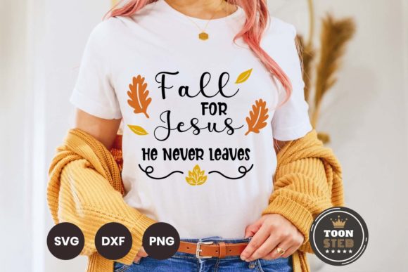 Fall for Jesus He Never Leaves V5 Graphics