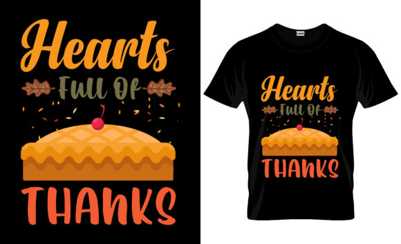 Hearts Full of Thanks Thanksgiving Graphics and Print Templates