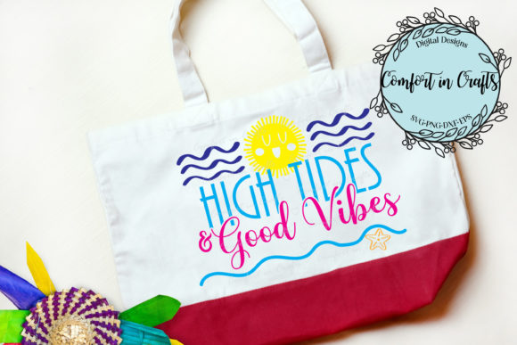 High Tides Good Vibes Beach SVG