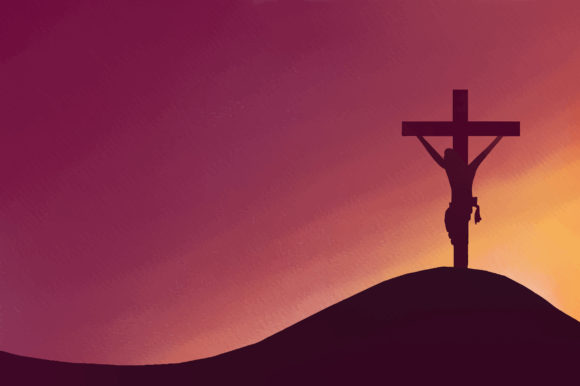 Jesus Christ Painting: Graphics and Illustrations for Branding