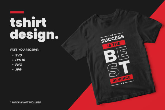 Success is the Best Modern Quotes Design for Graphics and Print Templates