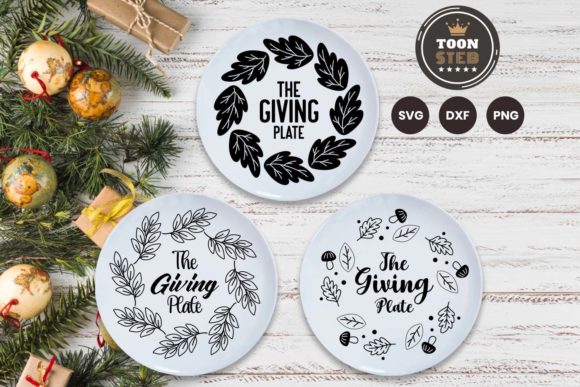 The Giving Plate SVG V5: Graphics for Crafts and Creative Brands