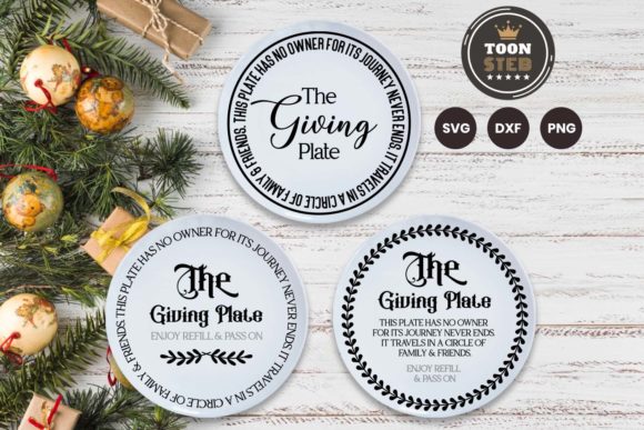 The Giving Plate SVG V7: Graphics for Creative Crafts