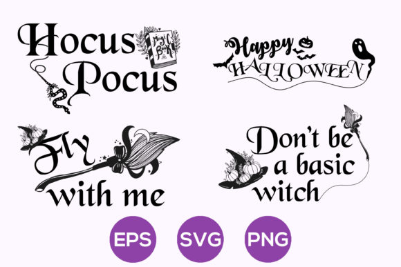 Witch Quotes Sublimation Svg Bundle
