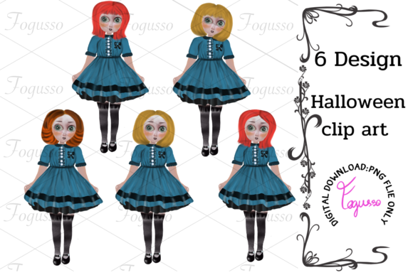 Zooky Halloween Clip Art Mini Set 1